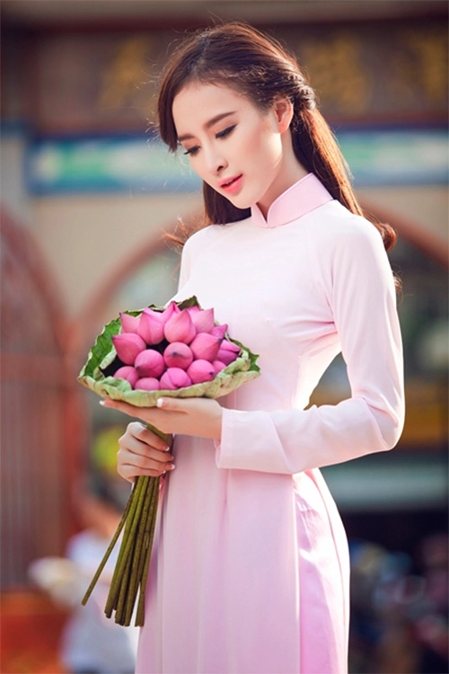Hot girl xinh lung linh trong bộ ảnh tết - 1