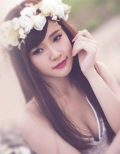 Hot girl xinh lung linh trong bộ ảnh tết - 2