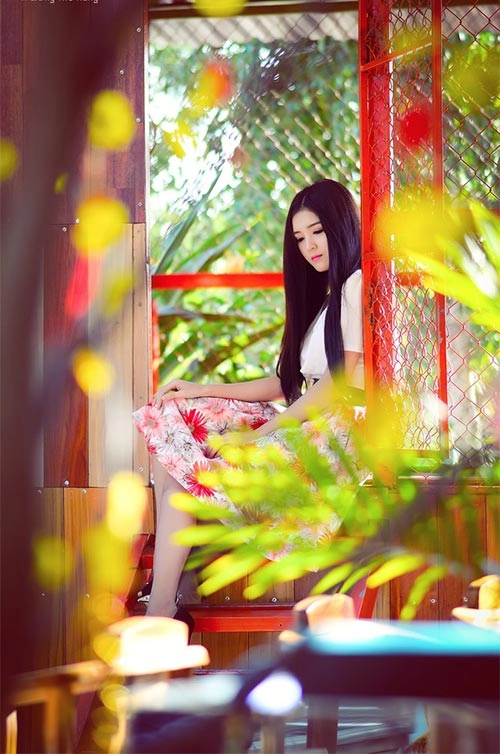 Hot girl xinh lung linh trong bộ ảnh tết - 8