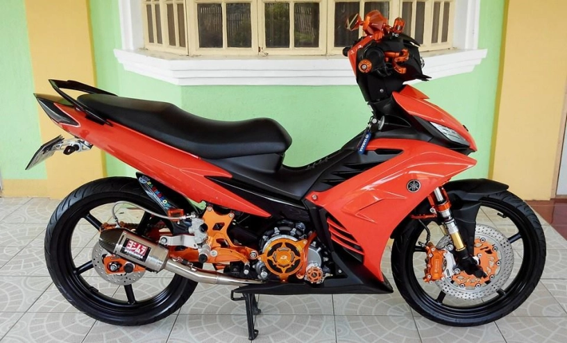 Exciter cam đen độ với full đồ chơi racing boy - 2