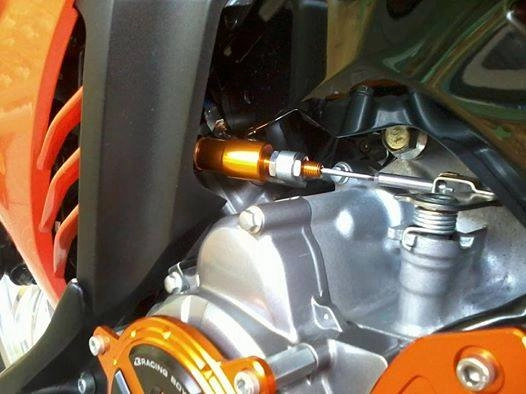 Exciter cam đen độ với full đồ chơi racing boy - 5