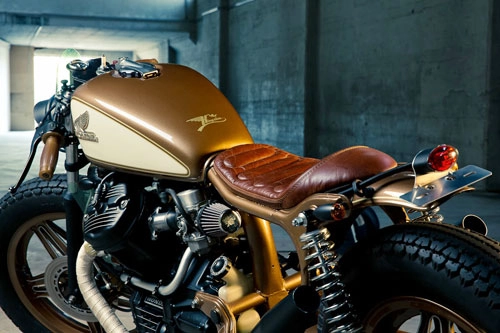 Honda cx500 độ mạnh mẽ với phong cách cafe racer - 6