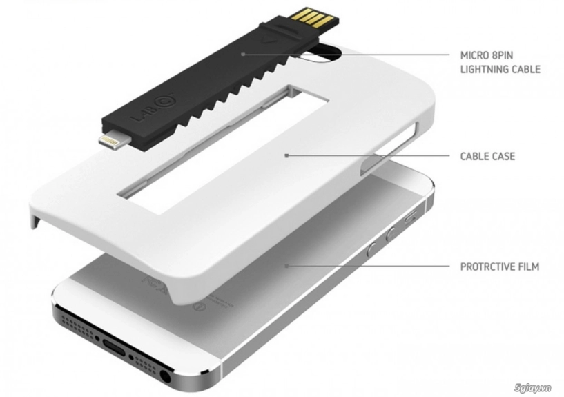 Labc mang dây cáp iphone đi mọi nơi mà không sợ vướng víu - 3