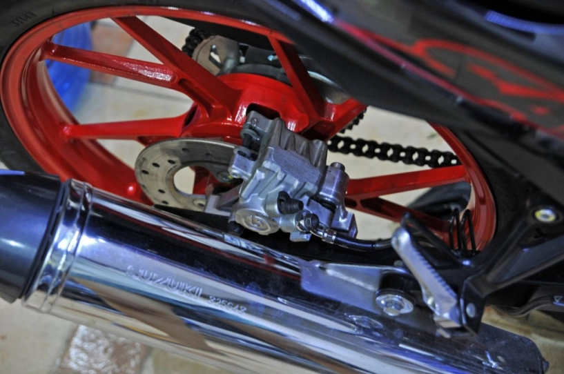 Raider độ lên phiên bản satria f cực tươi - 3
