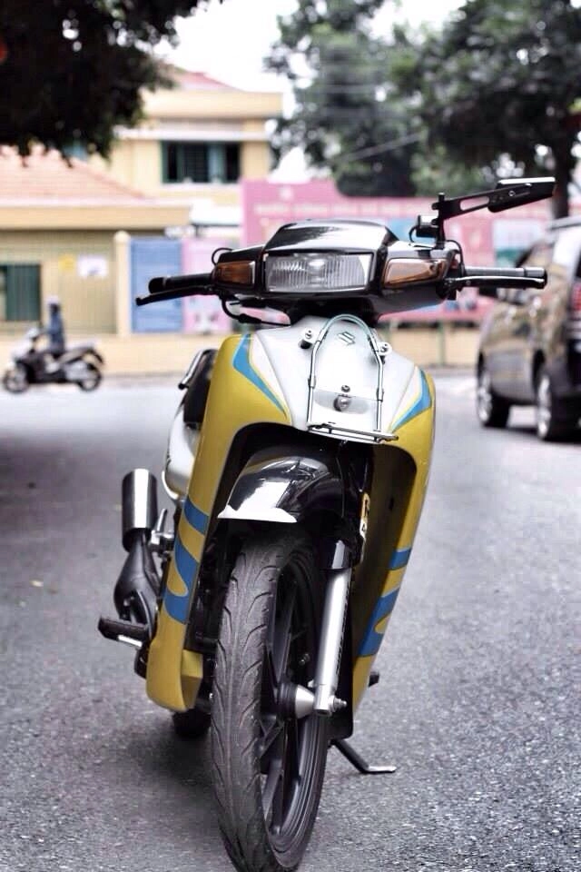Satria 2000 vàng đen độ nhẹ nhưng mà chất - 3