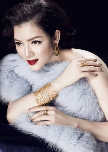 Lý nhã kỳ trẻ trung như thiếu nữ với tóc mái thưa - 7