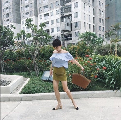 Mỹ nhân việt thổi bùng xu hướng trễ vai gợi cảm - 1