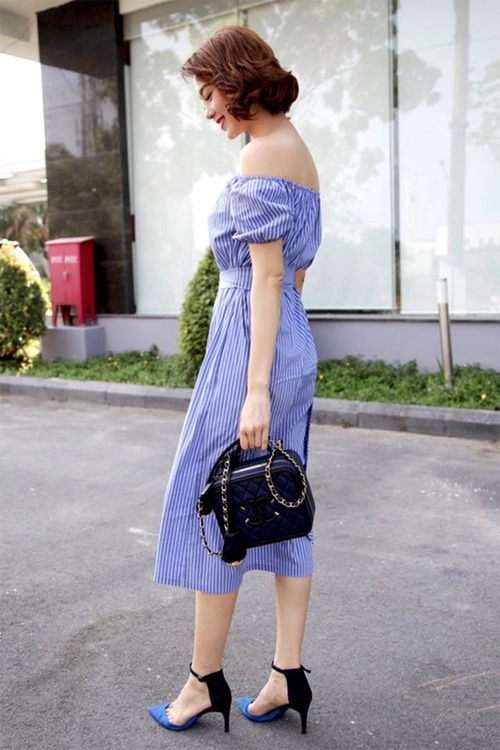 Mỹ nhân việt thổi bùng xu hướng trễ vai gợi cảm - 6
