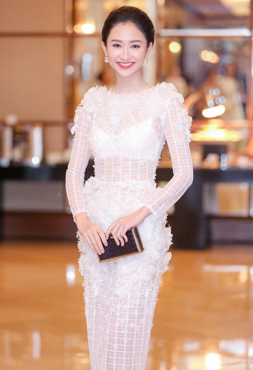 Á hậu diễm trang khéo che bụng bầu hot nhất tuần - 7