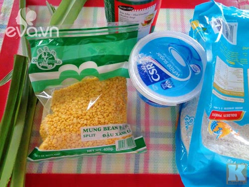 Điệu đà với xôi hoa vị lá cẩm đậu xanh vừa ngon vừa đẹp - 1