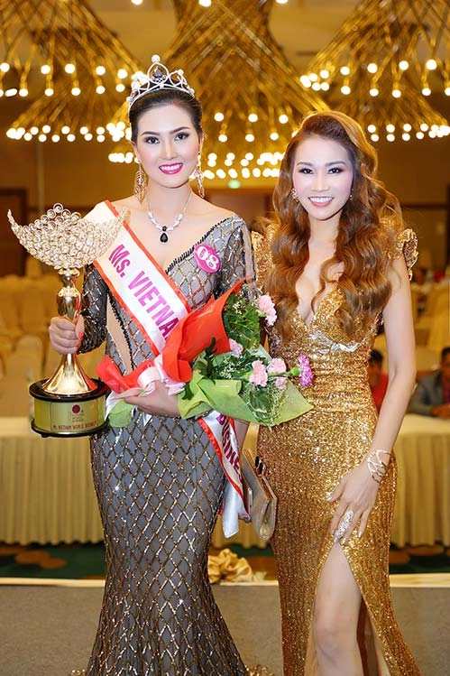 Hoa hậu giáng my đỏ rực khoe dáng bên xuân nguyễn - 13