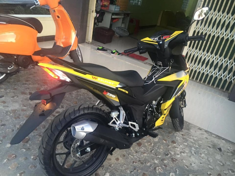Honda winner 150 độ trong bộ cánh vàng đen ấn tượng - 3
