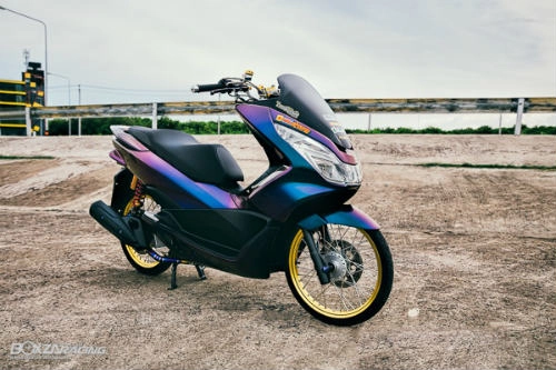 Ngắm honda pcx 150 độ vàng siêu đắt của dân chơi - 1