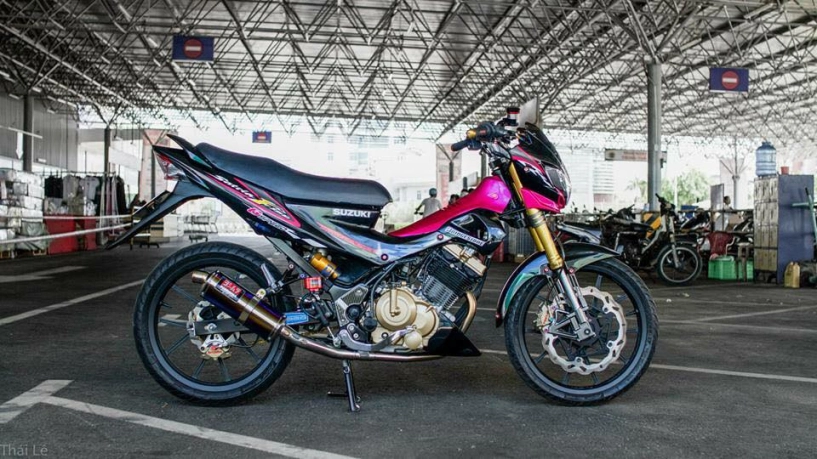 Satria f150 độ cực đẹp cùng với dàn đồ chơi chất - 1