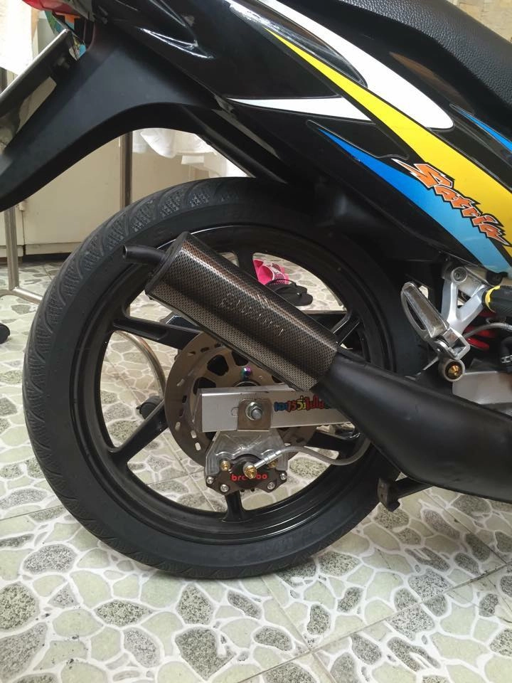 Satria độ đẹp với biển số lộc phát đầy bí ẩn - 6