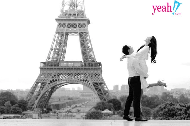 Lan khuê và tuấn john khoe ảnh cưới đầy tính tứ tại paris trước ngày về chung 1 nhà - 2