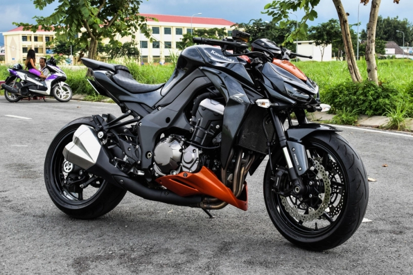 Kawasaki z1000 2015 xám cam châu âu abs trước sau bssg 8 nút cần bán - 5