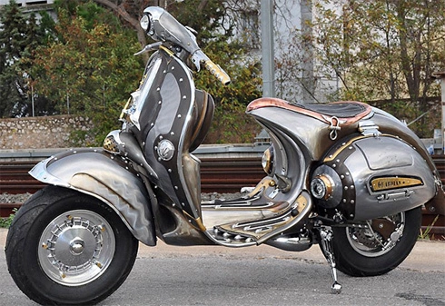 vespa độ phong cách điêu khắc viễn tưởng - 2