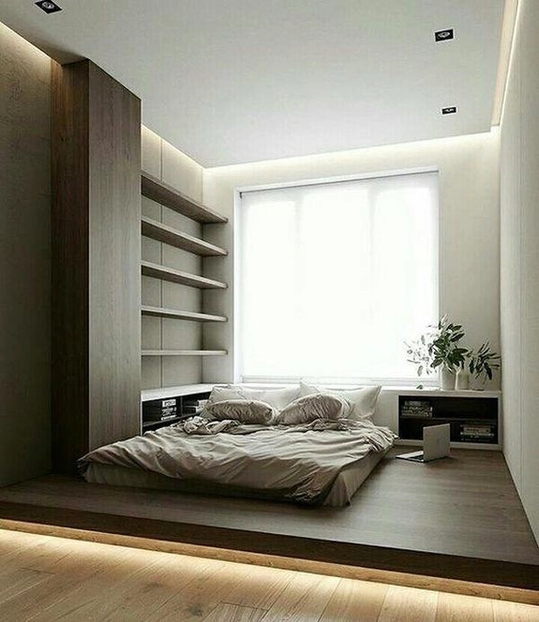 Phòng ngủ nổi bật cho nhà phố hẹp nhờ biến tấu cổ điển và cây xanh - 1