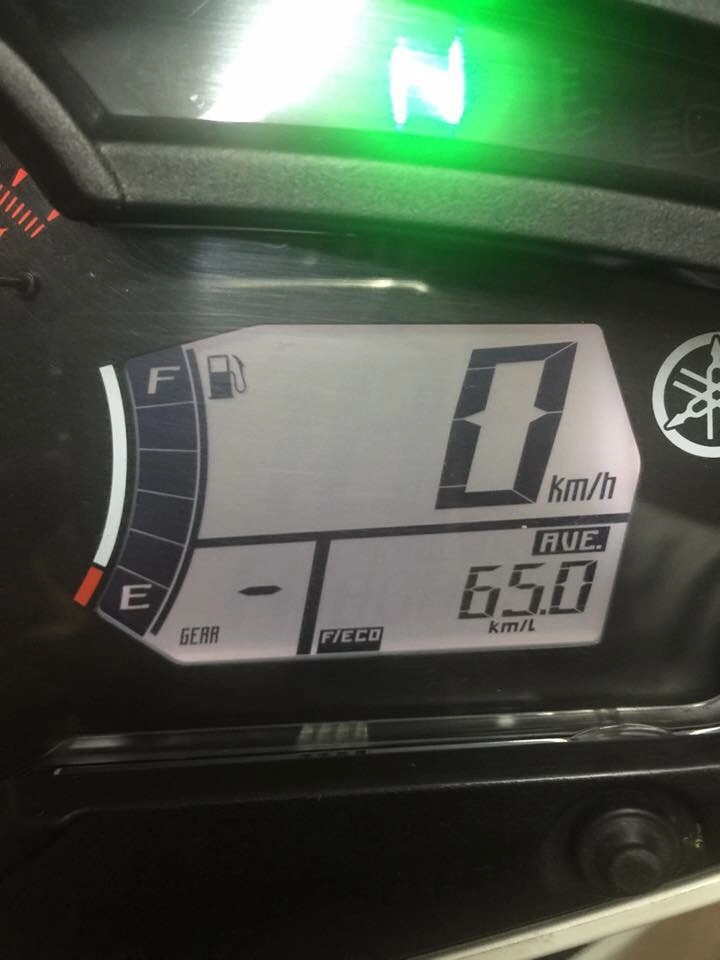 Đồng hồ báo mức tiêu hao nhiên liệu exciter 150 báo ảo - 1