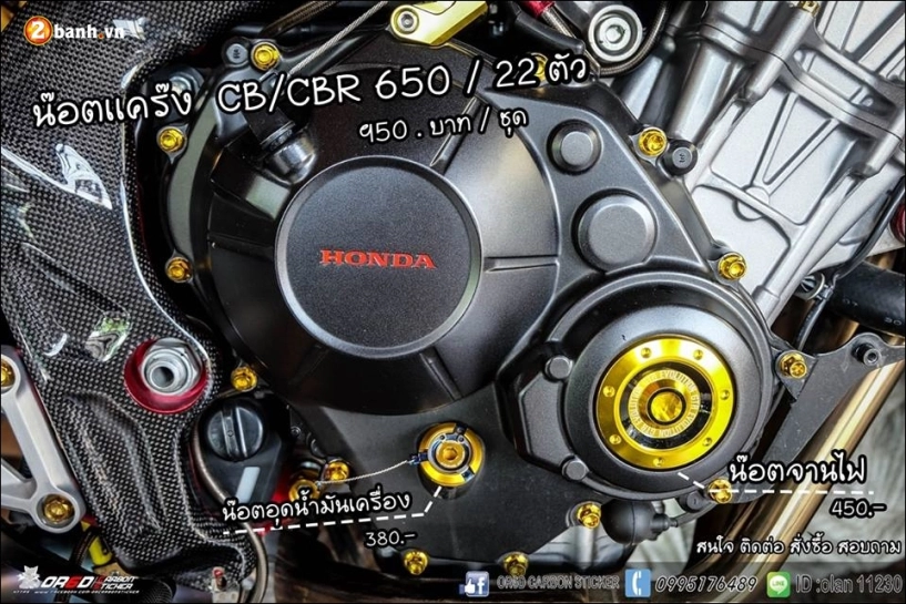 Cbr650f độ siêu ngầu đến từ đất nước chùa vàng - 5