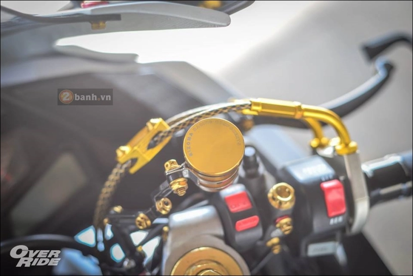 Kawasaki ninja 300 lột xác trong bản độ full gold - 4