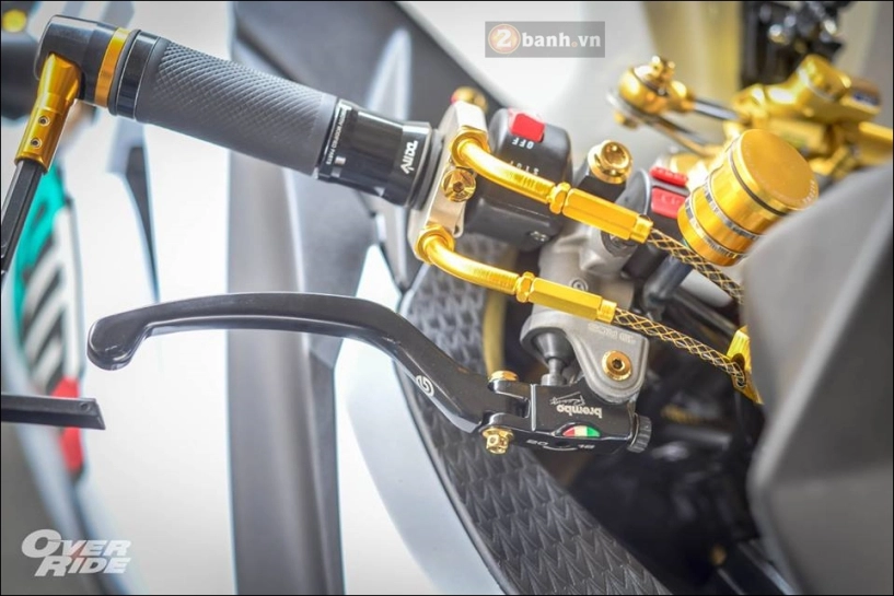 Kawasaki ninja 300 lột xác trong bản độ full gold - 5