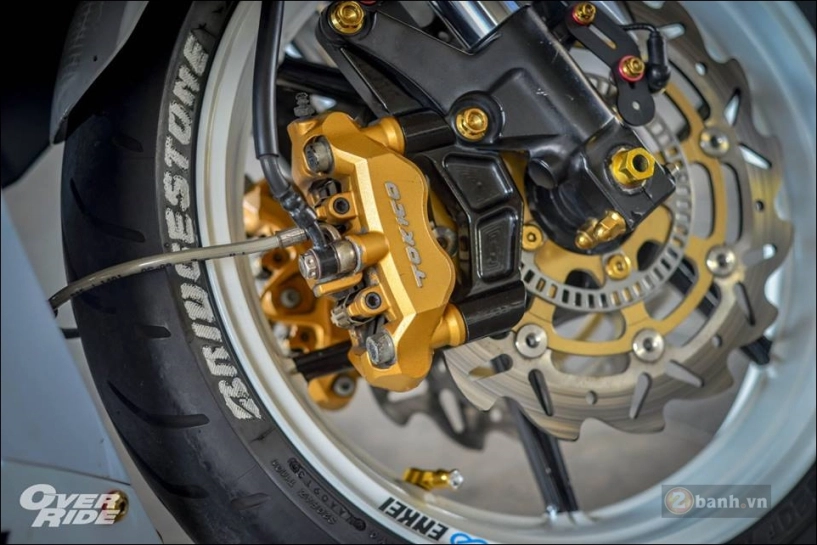 Kawasaki ninja 300 lột xác trong bản độ full gold - 9