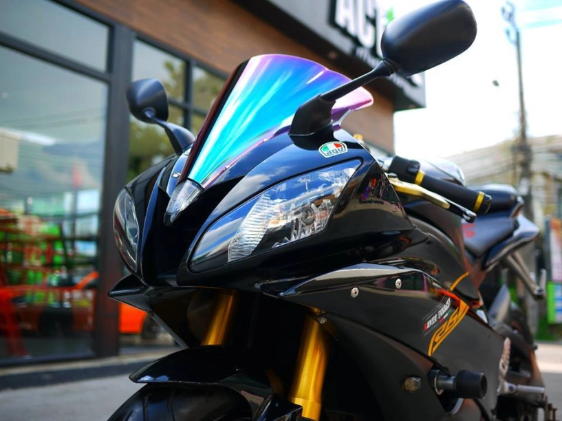 Yamaha r6 ngựa hoang khó thuần trong loạt ảnh đen không tỳ vết - 4