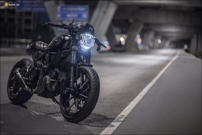 Ducati scrambler racer chiến binh số 3 lực lưỡng trong màn đêm huyền ảo - 4