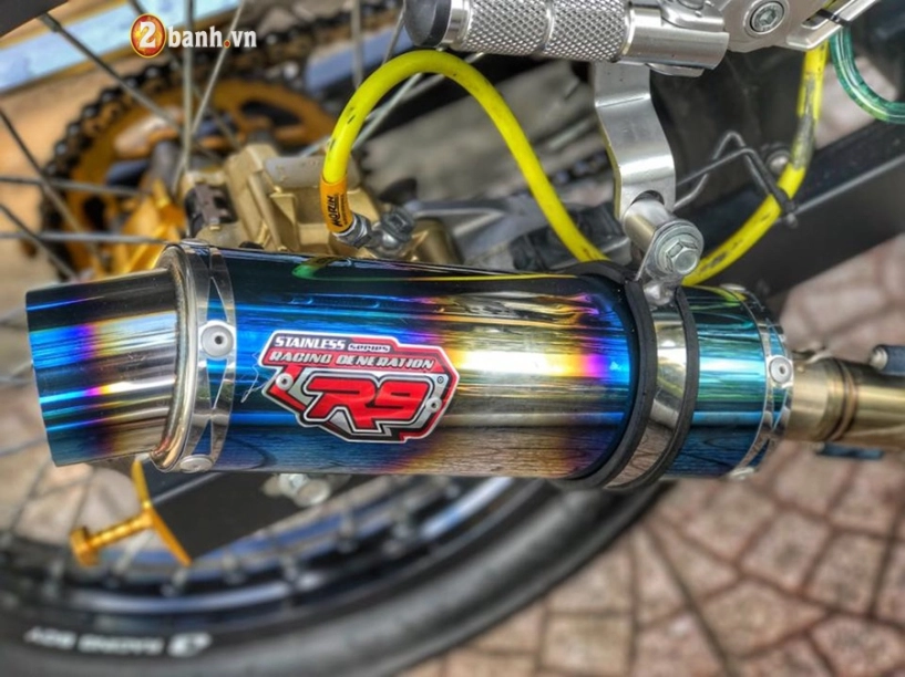 Exciter 150 độ ấn tượng với dàn tem chrome đầy thương gia - 8