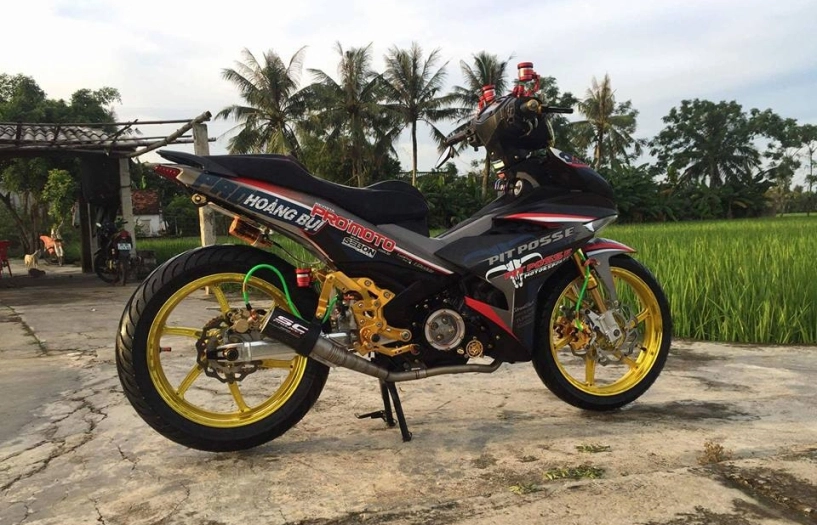Exciter 150 độ kiểng bánh bèo đầy hầm hố của biker thanh hóa - 3