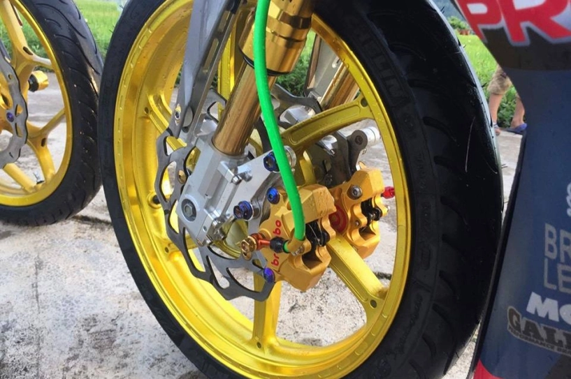 Exciter 150 độ kiểng bánh bèo đầy hầm hố của biker thanh hóa - 5