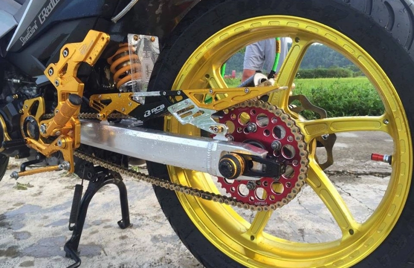 Exciter 150 độ kiểng bánh bèo đầy hầm hố của biker thanh hóa - 7