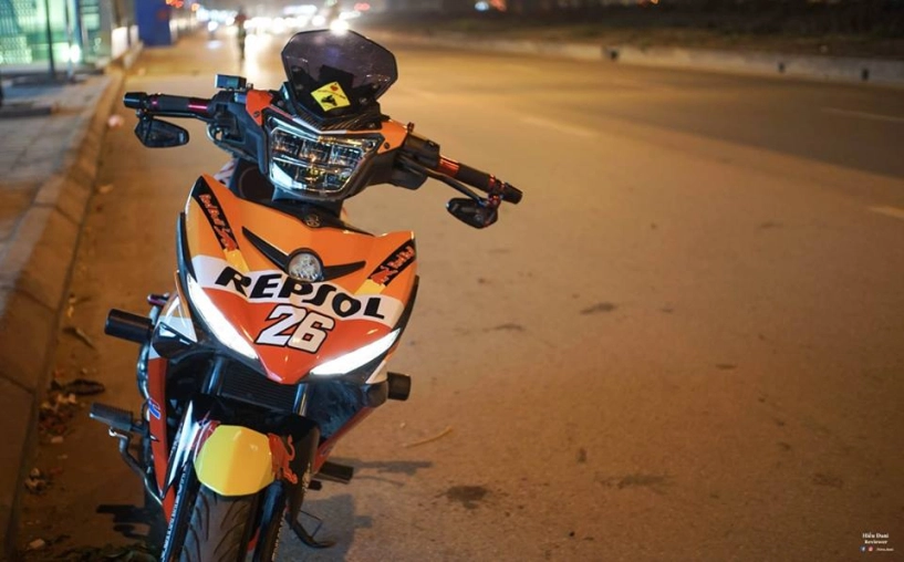 Exciter 150 độ xinh đẹp với bộ cách repsol - 4
