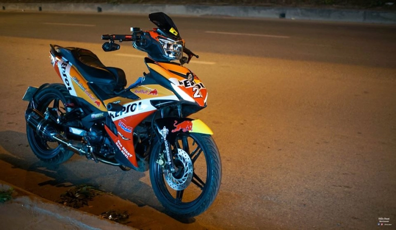 Exciter 150 độ xinh đẹp với bộ cách repsol - 5