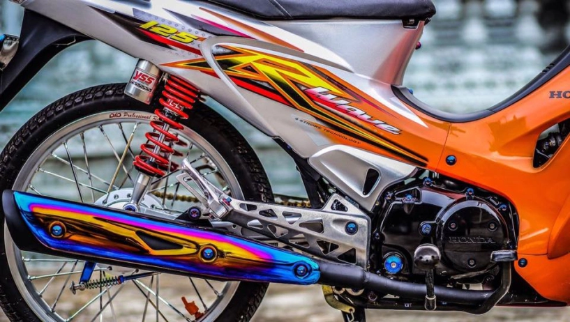 Future 2 độ phong cách wave 125 leng keng xà beng của biker sóc trăng - 5