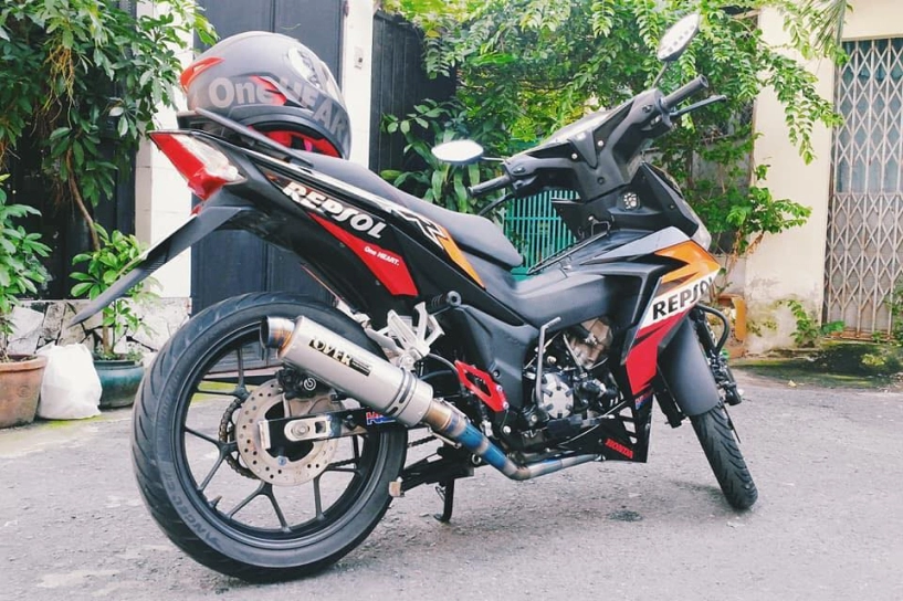 Honda winner 150 độ đậm chất thể thao với bộ cánh repsol - 5