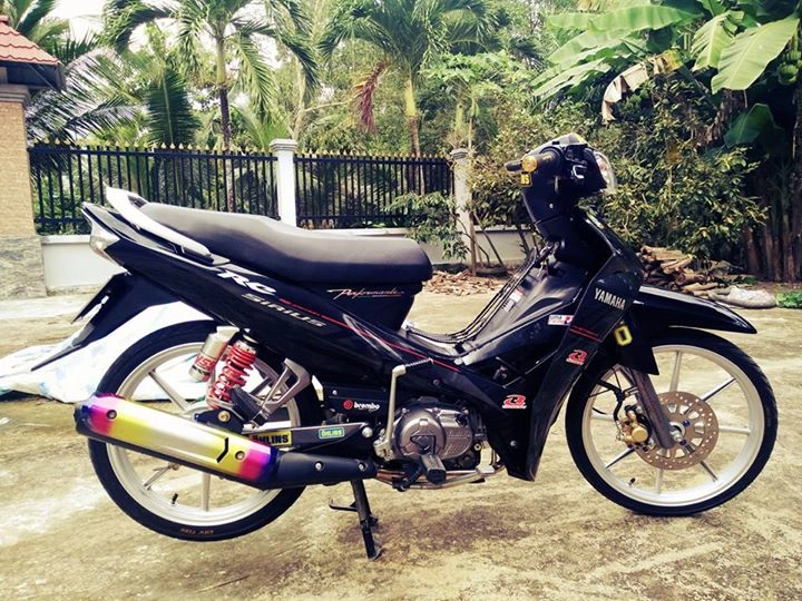 Sirius 110 độ dàn chân cứng cáp với mâm racing boy của biker kiên giang - 3