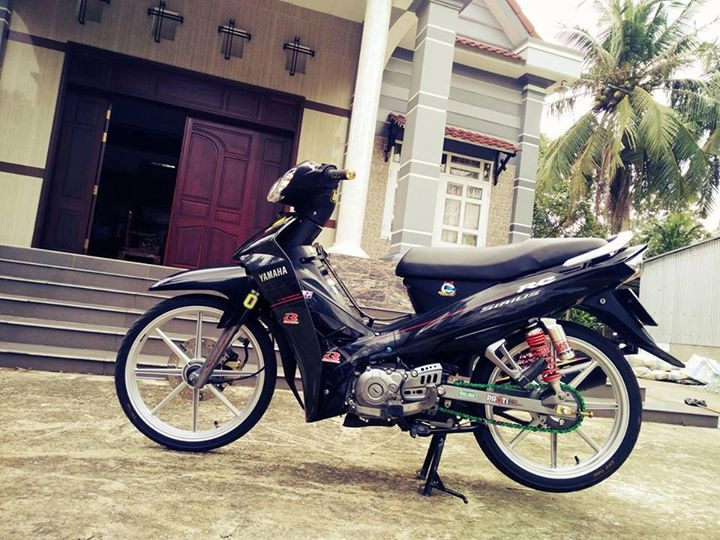 Sirius 110 độ dàn chân cứng cáp với mâm racing boy của biker kiên giang - 8