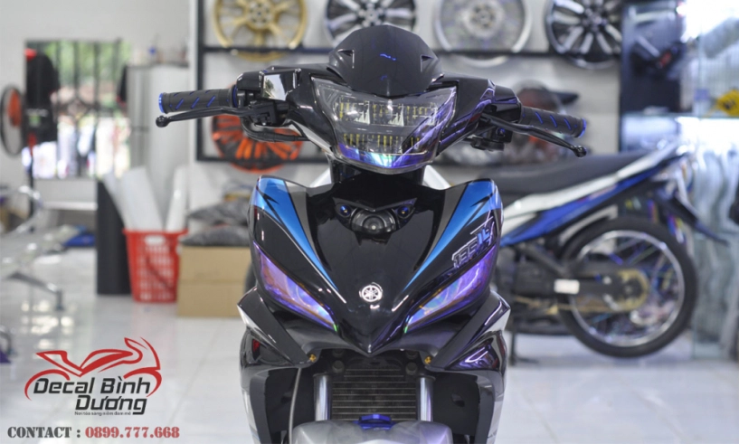Tổng hợp những mẫu tem exciter 135 xanh trắng đẹp nhất cho dịp lễ tết - 5