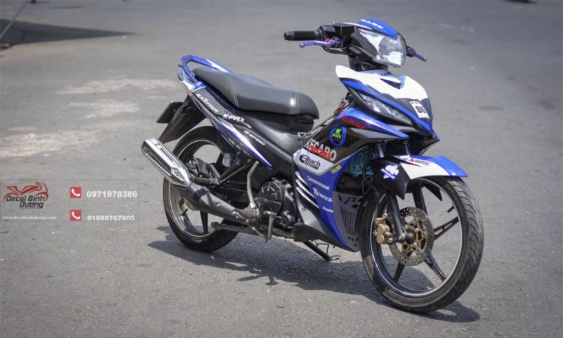 Tổng hợp những mẫu tem exciter 135 xanh trắng đẹp nhất cho dịp lễ tết - 8