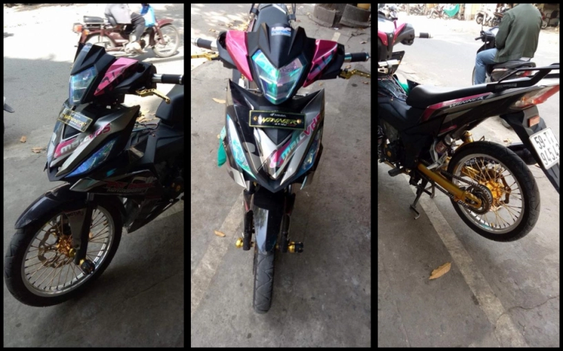 Winner 150 độ cực chất khoe dáng giữa phiên chợ vội vã - 1