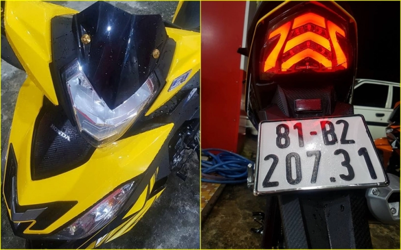 Winner 150 độ kiểng với sắc vàng nổi bật của biker phố núi - 1