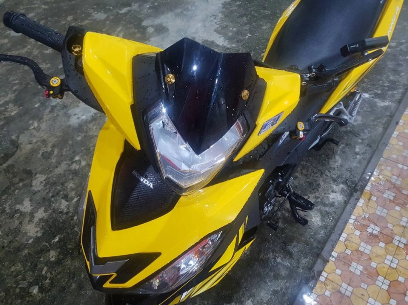Winner 150 độ kiểng với sắc vàng nổi bật của biker phố núi - 4