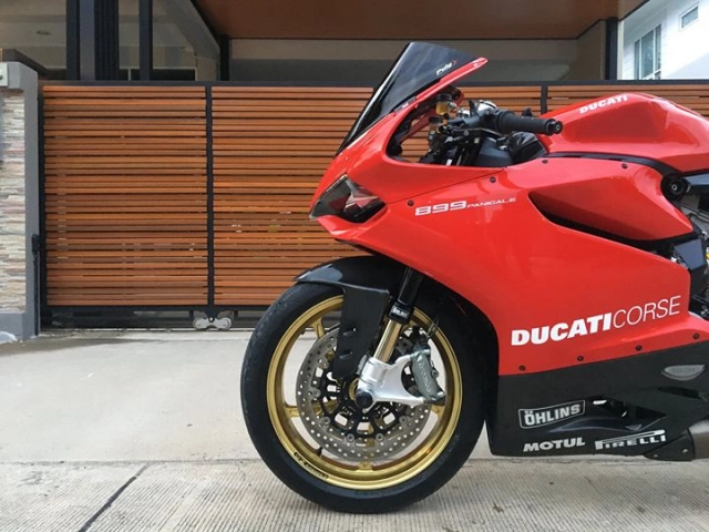 Ducati panigale 899 vẻ đẹp hào nhoáng với dàn chân oz racing - 4