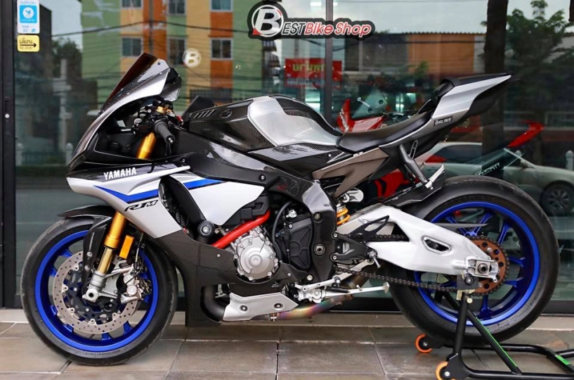 Yamaha r1m phiên bản đặc cách sặc mùi carbon world - 15