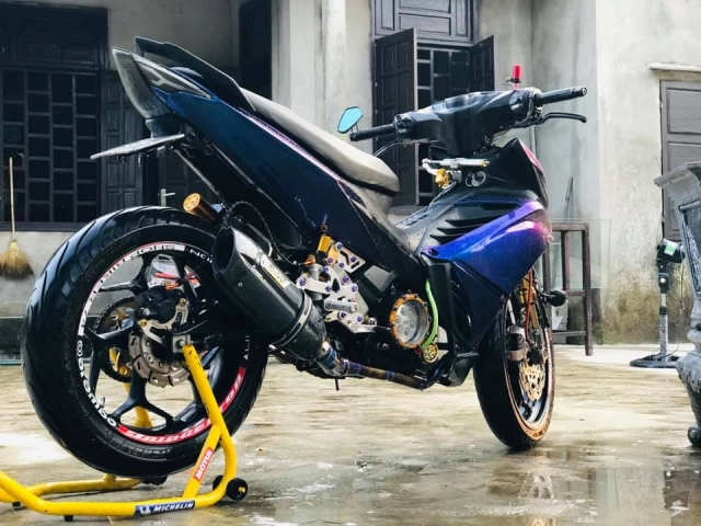 Exciter 135 độ đầy cơ bắp với dàn chân khổng lồ cướp từ pkl - 5