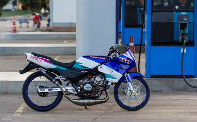 Kawasaki kips 150 độ ông vua 2 thì hồi sinh với dàn chân đầy ma mị - 6
