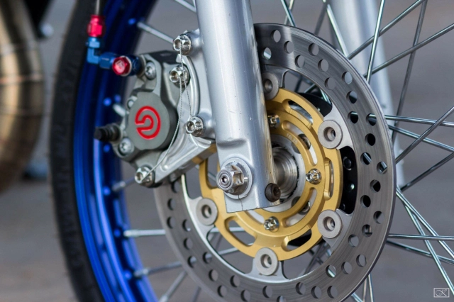 Kawasaki kips 150 độ ông vua 2 thì hồi sinh với dàn chân đầy ma mị - 7